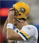  ?? The Canadian Press ?? Edmonton Eskimos quarterbac­k Ricky Ray removes his helmet in this file photo.