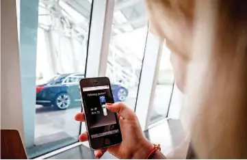  ??  ?? Daimler and Bosch automate parking: Mercedes with built in valet. —Daimler AG photo