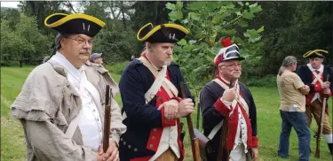  ?? BILL RETTEW - DIGITAL FIRST MEDIA ?? 1st Delaware Regiment at Brandywine Battlefiel­d Park on the 241st anniversar­y of the Battle of Brandywine.