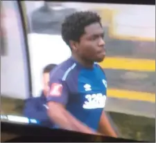  ??  ?? A teenager fromWexfor­d featuring in the main focus game on the iconic Match of the Day on BBC... that was the scenario Saturday night when Enniscorth­y’s Festy Ebosele made his first team debut for a depleted Derby County in their 2-0 defeat away to Chorley.