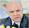  ??  ?? Iranian Oil Minister Bijan Namdar Zanganeh