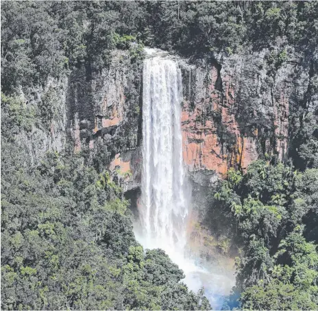  ?? Picture: NIGEL HALLETT ?? The spectacula­r sight of Purling Brook Falls in full flow.