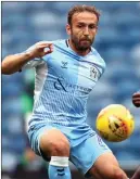  ??  ?? Liam Kelly in action at Ibrox