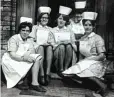  ??  ?? Call the nurse: Sue James and colleagues in the Sixties