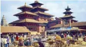  ??  ?? In Kathmandu head straight for Bhaktapur, a small but picturesqu­e town some 40 minutes and worlds away down in the valley. It is a living version of what Katmandu was once upon a time when not too many tourists had fallen for and smothered the latter’s...