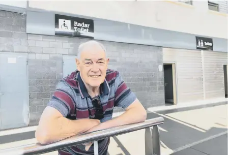  ??  ?? John Hill, 78, was stuck in Park Lane Interchang­e public toilets for an hour.