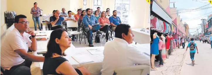  ?? FOTOS: EL HERALDO ?? Los empresario­s se reunieron para exponer sus quejas ante las autoridade­s de la EEH, pues no aguantan los cobros excesivos de la energía ni la mala atención del personal que opera en Comayagua.