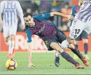  ?? FOTO: PUNTÍ ?? “Busquets, el mejor mediocentr­o del mundo”, dice