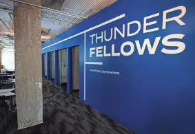  ?? ?? The Thunder Fellows program is located in the heart of Tulsa’s Greenwood District.