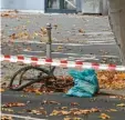  ?? Foto: Paul Zinken, dpa ?? Die Unfallstel­le im Berliner Stadtteil Wilmersdor­f.