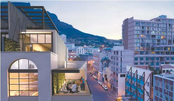  ??  ?? The Harri is at the heart of Cape Town’s bustling East City Precinct