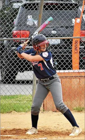  ?? PROVIDED ?? Gianna Koch and the 14U Rebels Red squad opens tournament play Friday against the OC Bombers Black.