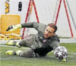  ?? EFE ?? Oblak solo encajó dos goles en los primeros 10 partidos de Liga.