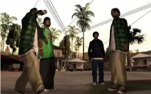  ??  ?? BOTTOM: This cul-de-sac appeared in GTAV too. Grove Street for life!