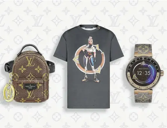  ?? Louis Viutton ?? The historic crossover between high fashion and esports continues with Louis Vuitton releasing its capsule collection from its partnershi­p with Riot Games and League of Legends.