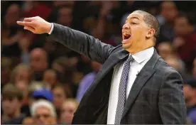  ?? GREGORY SHAMUS/GETTY IMAGES ?? Tyronn Lue, with three years left on a five-year, $35 million contract, plans to return despite taking a leave of absence during the season.