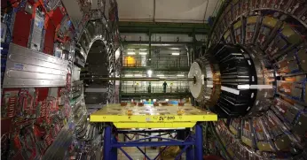  ?? Reuters ?? Results from the large particle accelerato­r near Geneva, Switzerlan­d, are disappoint­ing