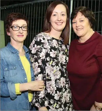  ??  ?? Catherine Ferns, Lauren Murphy and Helen O’ Leary were having a ball at the Nathan Carter concert in Mallow last Saturday night.