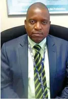  ?? ?? HPCSA ombudsman Dr Munyadwiza Kwinda has been suspended.