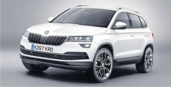  ??  ?? The Skoda Karoq is available in three trim levels; SE, SE L and Edition – with each grade offering good levels of equipment
