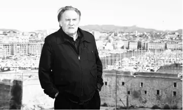  ??  ?? In this file photo taken on Feb 18 French actor Gerard Depardieu poses during a photocall for the second season of the French TV show 'Marseille' broadcaste­d and co-produced by US streaming video giant Netflix, in Marseille, southern France. — AFP photos