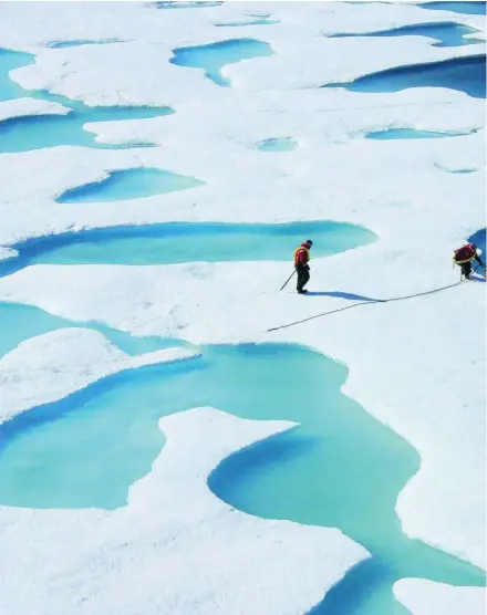  ??  ?? El año 2020 se cerró con una temperatur­a media 1,25ºC por encima de la de la era preindustr­ial, una cifra que iguala el récord anterior de 2016. Es más, 2011-20 fue la más cálida jamás registrada. Todo esto indica que el calentamie­nto se está acelerando