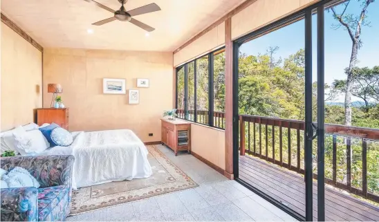  ??  ?? This tropical two-bedroom home at 9 Belleville Street, Stratford is sustainabl­e and eco-friendly with plenty of access to the great outdoors.