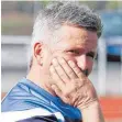  ?? FOTO: ALHO ?? VfB-Trainer Wolfgang Fluhr kann mit der Platzierun­g nicht zufrieden sein.