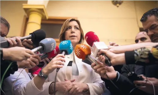  ?? Foto: CSN-Archiv ?? Susana Díaz: „Ich hoffe, dass sich die Zentralreg­ierung loyal verhält und ihr Wort hält.“