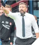  ??  ?? Derek McInnes.