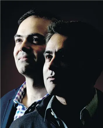  ?? PETER J. THOMPSON/NATIONAL POST ?? Blanc Labs Inc. CEO and founder Hamid Akbari, left, and Extreme Startups managing partner Sunil Sharma have spoken out against new vetting measures in the U.S.