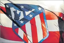  ?? FOTO: MD ?? El Atlético de Madrid, otro de los equipos afectados por la crisis del coronaviru­s