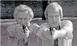  ?? ?? TV LEGEND: Dennis Waterman in Just William and with John Thaw in The Sweeney.