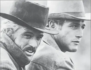  ?? 20th Century Fox / Getty Images ?? “BUTCH CASSIDY,” with Robert Redford, left, and Paul Newman, got William Goldman a screenplay Oscar.