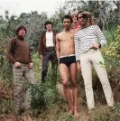  ?? Michael Ochs Archives/Getty Images ?? Michael Stuart-Ware, Ken Forssi, Arthur Lee, Bryan MacLean and Johnny Echols of Love in July 1967, Los Angeles. Photograph: