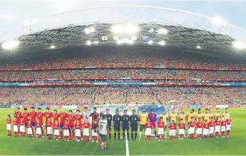  ??  ?? COLOSO. El estadio ANZ ha sido testigo de grandes eventos deportivos. Se juega fútbol y Rugby.