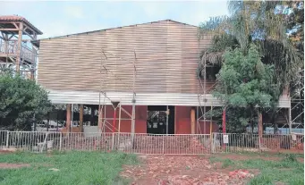  ?? ?? La obra de restauraci­ón de la iglesia San Joaquín avanzó un 70%, según la empresa.