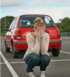  ??  ?? DRIVEN TO DISTRACTIO­N: Drivers sitting the driving test have filed a litany of complaints