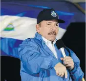  ?? INTI OCON / AFP / GETTY IMAGES ?? Nicaraguan President Daniel Ortega is being accused of backing a brutal crackdown on protests under the Central American country’s new anti-terror legislatio­n.