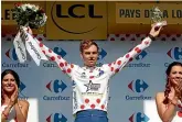  ??  ?? New Zealand’s Dion Smith retained the King of the Mountain jersey.