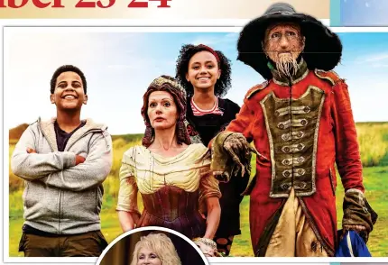  ??  ?? BRILLIANT: Mackenzie Crook, above, as Worzel Gummidge. Left, Dolly Parton and, below, Katherine Jenkins