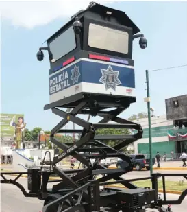  ?? YAZMÍN SÁNCHEZ ?? Los artefactos están conectados a la central de vigilancia.