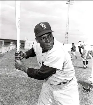  ?? AP FILE ?? Orestes “Minnie” Minoso hit over .300 eight times with the White Sox and Indians, led the American League in stolen bases three times and won three Gold Gloves in left field.