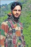  ??  ?? The killing of Hizbul militant Burhan Wani (above) and the forces using shawl weaver Farooq Dar as a ‘human shield’ (right) were widely circulated and discussed on social media.