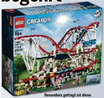  ??  ?? Besonders gefragt ist diese Lego-Achterbahn für 346 Franken.