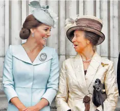  ?? ?? The Duchess of Cambridge and Princess Royal will meet new mothers on their initiative