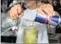 ??  ?? LETHAL BLEND: A new study says that mixing booze with caffeine-loaded energy drinks ups the odds that someone will get hurt.