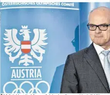  ??  ?? ÖOC-Präsident Karl Stoss: „Spiele ohne Steuergeld möglich?“