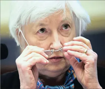  ?? PHOTO: AP ?? Federal Reserve chairperso­n Janet Yellen’s testimony to both houses of Congress this week will put her under sharp focus.