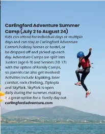 Carlingford Adventure Summer Camp July 2 To August 24 Pressreader